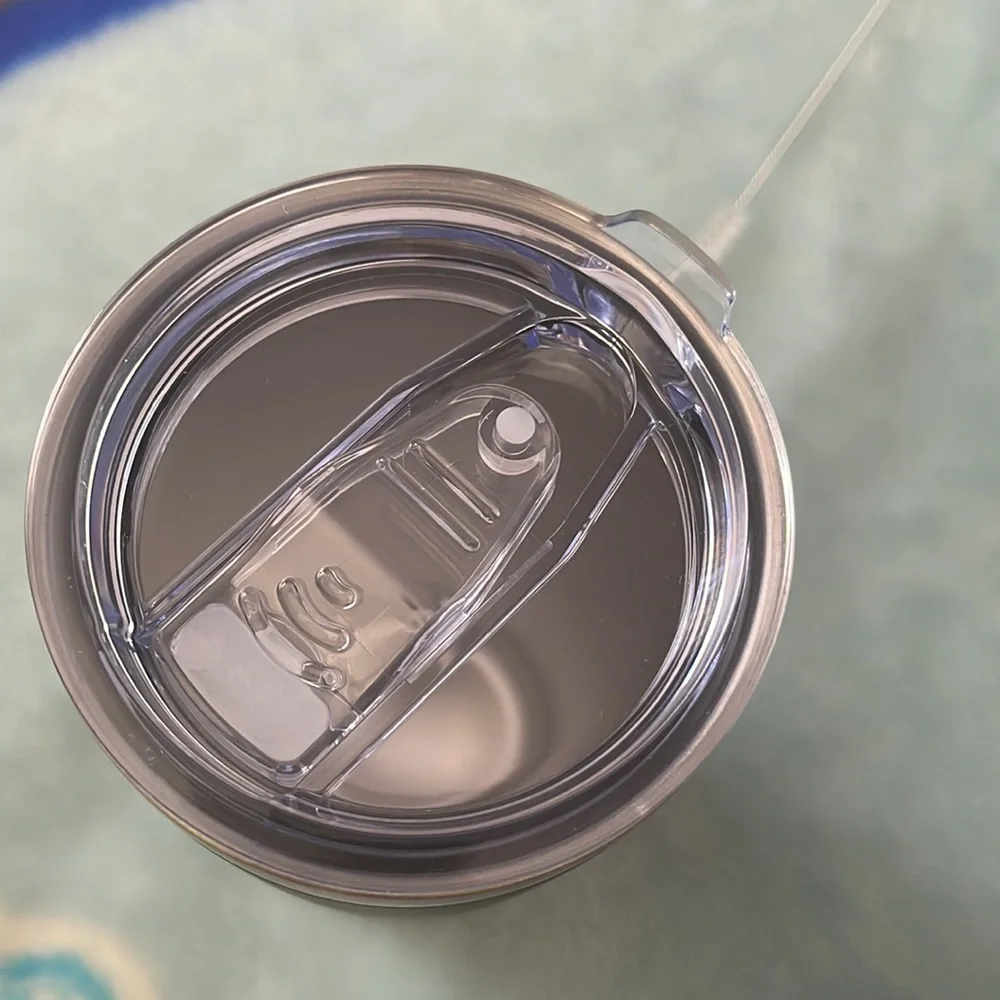 20 oz Stainless steel insulated tumbler cup with letter A initial - Picture 2 of 3